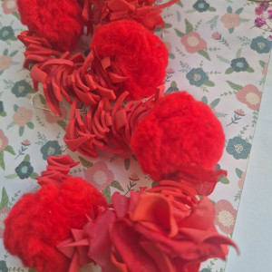 Kolczyk kola kwiaty szalone lekkie