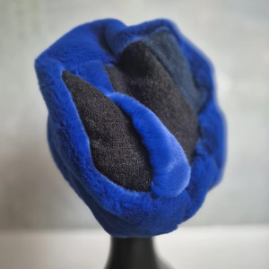 Futrzana  sztuczne futro cgabrowa czapka