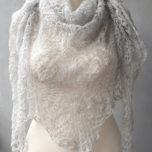 Chusta w gail -jasno szara