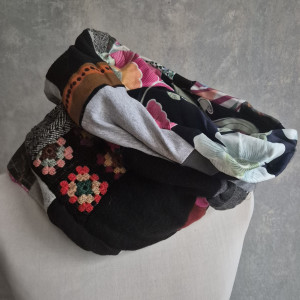 Komin patchworkowy  kolorowy