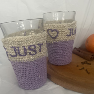 SZKLANKI DLA DWOJGA "JUST LOVE ME"