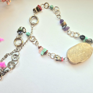 Naszyjnik boho kolorowy