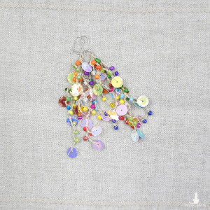 6348 jasne, kolorowe, tęczowe, długie kolczyki