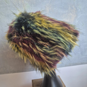 Futrzana  sztuczne futro czapka