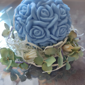 Naturalna świeca z wosku sojowego