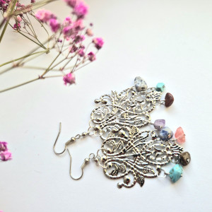 Kolczyki ażurowe leciutkie