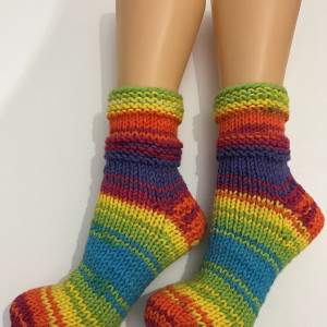 Ciepłe skarpety, roz. 36-37, handmade, homeoffice