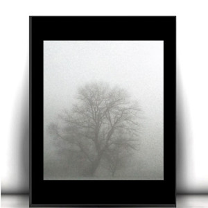 czarno biały plakat na ścianę, skandynawski plakat A4, biało czarny plakat z pejzażem, szary plakat do domu, pejzaż plakat 21x30