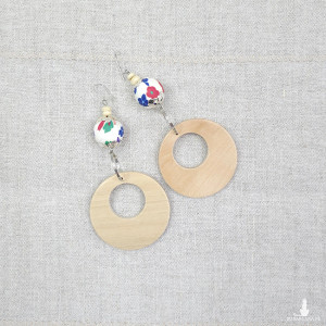 6005 duże, lekkie kolczyki