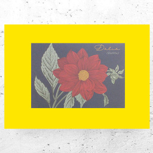 botaniczny plakat A4, rośliny plakat na ścianę, plakat z roślinami, vintage plakat A4, retro plakat z kwiatami, mały plakat do domu