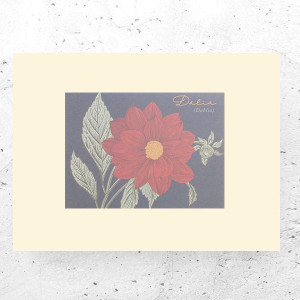 botaniczny plakat A4, rośliny plakat na ścianę, plakat z roślinami, vintage plakat A4, retro plakat z kwiatami, mały plakat do domu