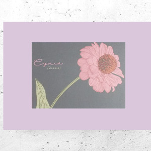 botaniczny plakat A4, rośliny plakat na ścianę, plakat z roślinami, vintage plakat A4, retro plakat z kwiatami, mały plakat do domu, pastelowe plakaty z kwiatkami, poster A4