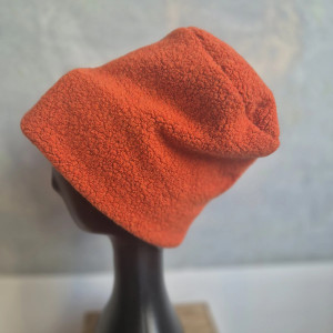Czapka pomarańczowa  boho