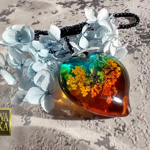 Serdeczne - duże serce z żywicy