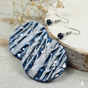 "Szepty brzozy" - duże kolczyki