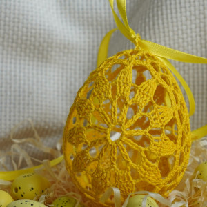 Jajko szydełkowe wielkanocne