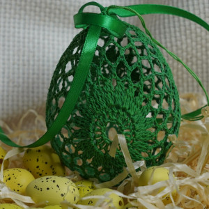 Jajko szydełkowe wielkanocne