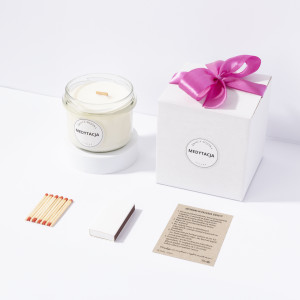 Medytacja - piżmo świeca sojowa