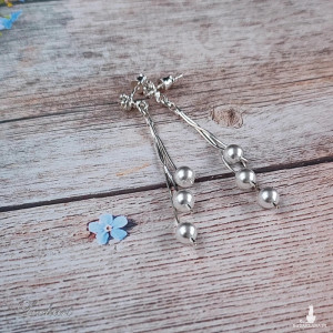 Kolczyki Srebrne kwiatki