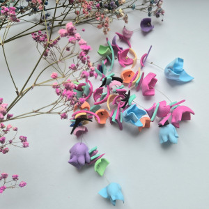 Kolczyki kwiaty leciutkie