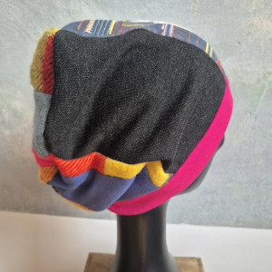 Czapka patchwork codzienna a1