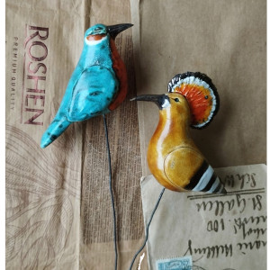 Dudek i zimorodek na piku