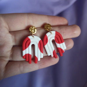 Kolczyki z gliny polimerowej