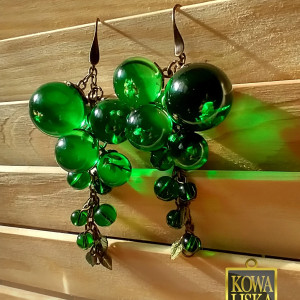 Soczyste - kolczyki z żywicy