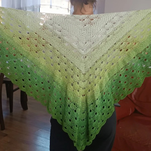 Chusta soczysta zieleń