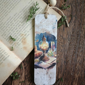 Drewniana zakładka do książki - artalchemy