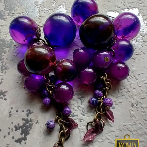 Soczyste - kolczyki z żywicy