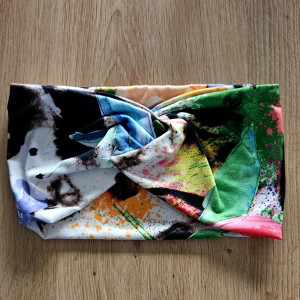 Opaska na włosy Kolorowa uciągliwa na co dzień i ćwiczeń