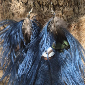 Kolczyki pióra leciutkie