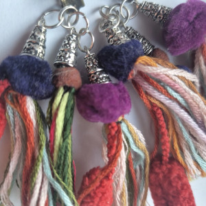 klipsy boho kolorowe