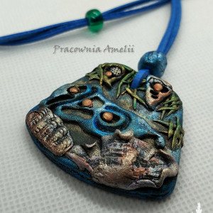 polymer clay wisior morskie opowieści