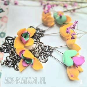 klipsy boho kolorowe