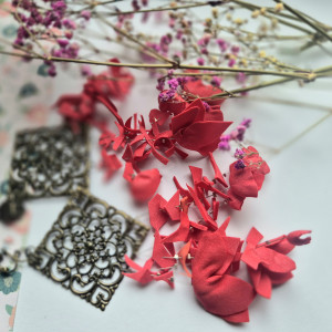 klipsy boho kolorowe