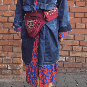 Jeansowy płaszcz firmy Cropp