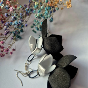 Kolczyki kwiaty lekkie