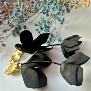 klipsy boho tulipany