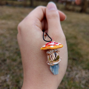 naszyjnik muchomorka , idealny na prezent, magia fantasty