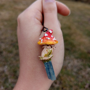 naszyjnik muchomorka , idealny na prezent, magia fantasy