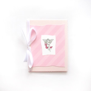 pudrowe kartki na Boże Narodzenie, pastelowe kartki świąteczne, amorek kartka na Nowy Rok, aniołek kartka bez tekstu, kartki noworoczne, kartka z aniołkiem