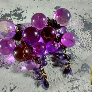 Soczyste - kolczyki z żywicy