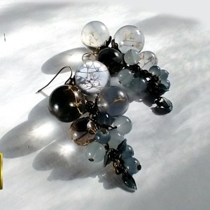 Soczyste - kolczyki z żywicy