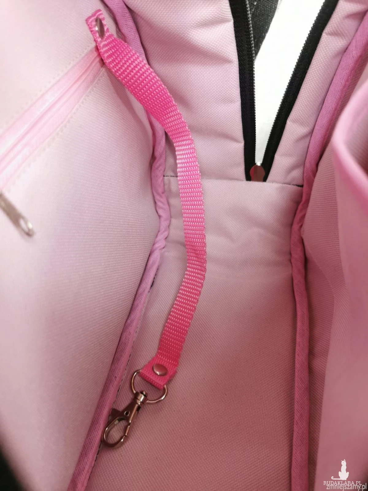 Kuferek torebka damska torebka na ramę ekoskóra - kratka różowo czarna