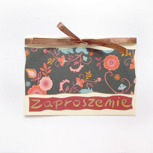 boho zaproszenia bez tekstu, ogólne zaproszenia, kwiaty zaproszenie, etno zaproszenie, uniwersalne zaproszenia, zaproszenia na różne okazje