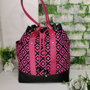 Duża torba damska bucket bag