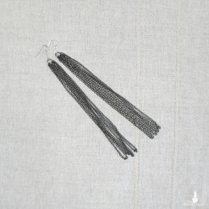 6667 długie kolczyki; kolczyki z łańcuszków