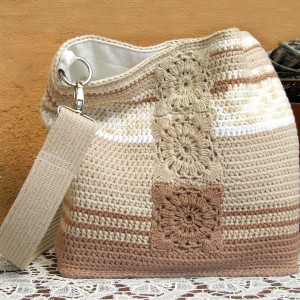 Szydełkowa torba na ramię - Upalne Lato